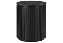  black occasional tables all   