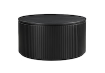  black occasional tables all   