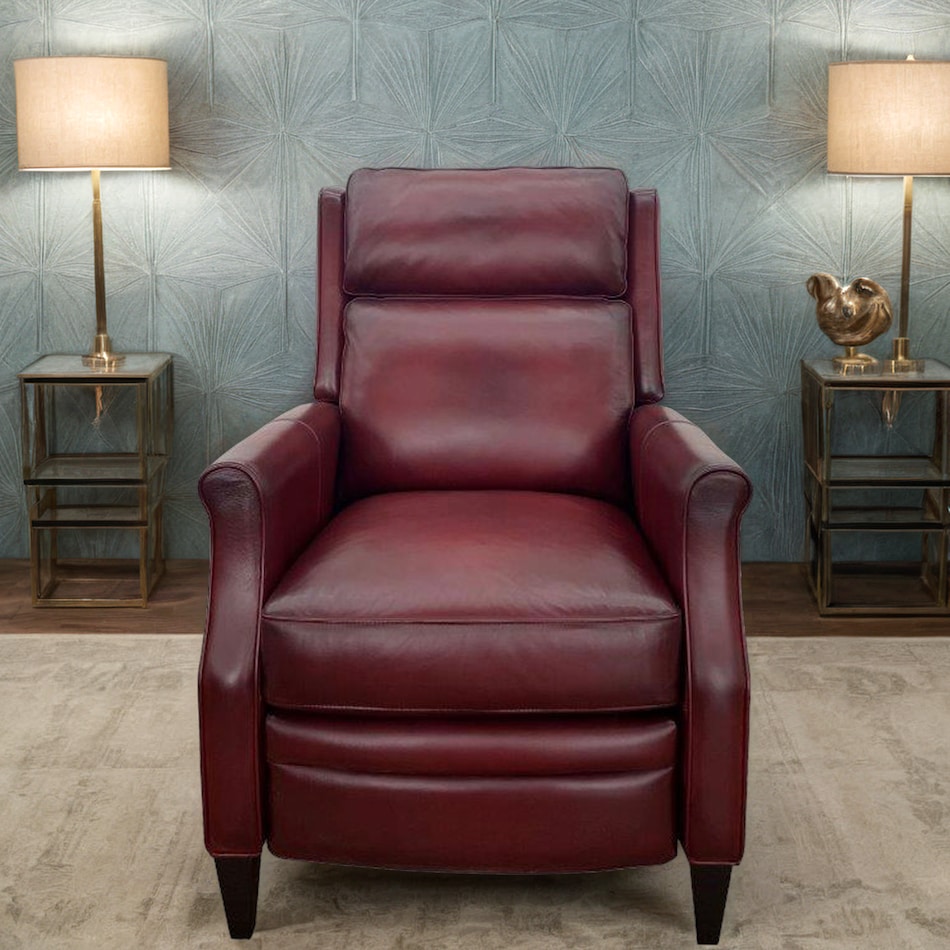  red recliner   