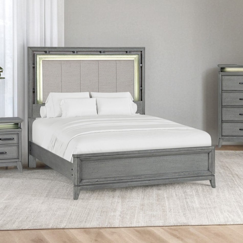  gray master bedroom   