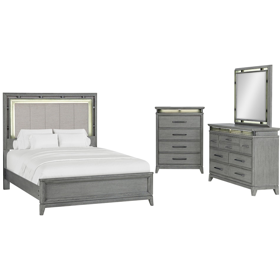  gray master bedroom   