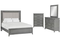  gray master bedroom   