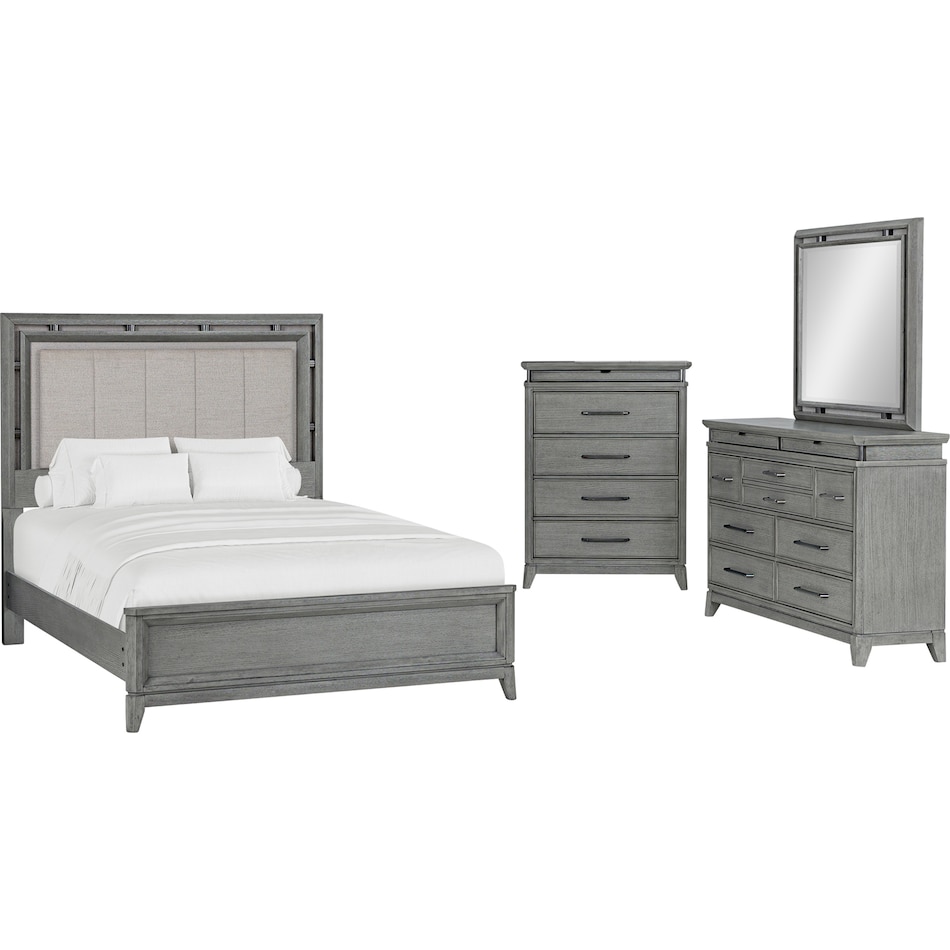  gray master bedroom   