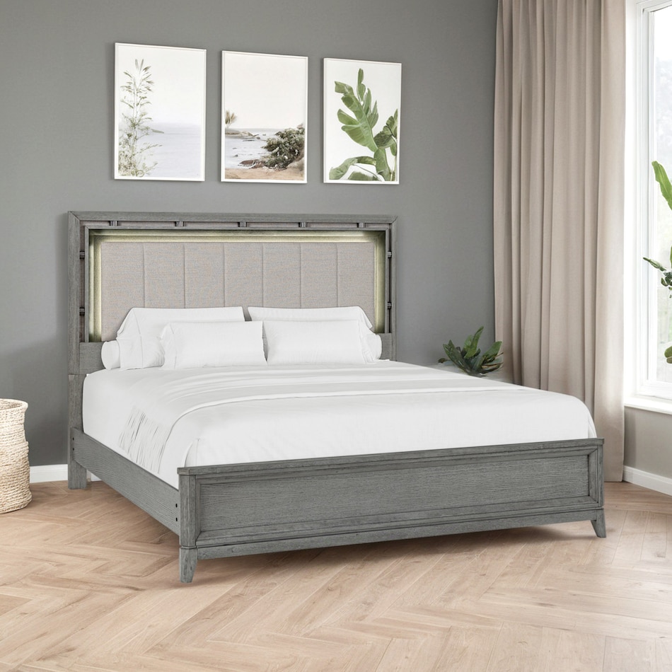  gray master bedroom   