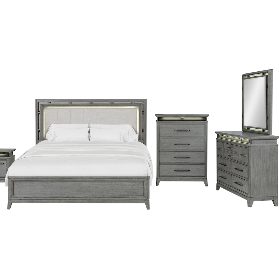  gray master bedroom   