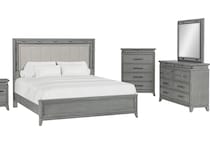  gray master bedroom   