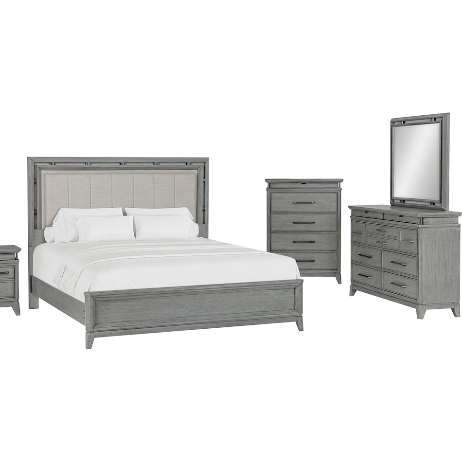  gray master bedroom   