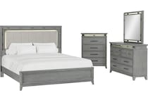  gray master bedroom   
