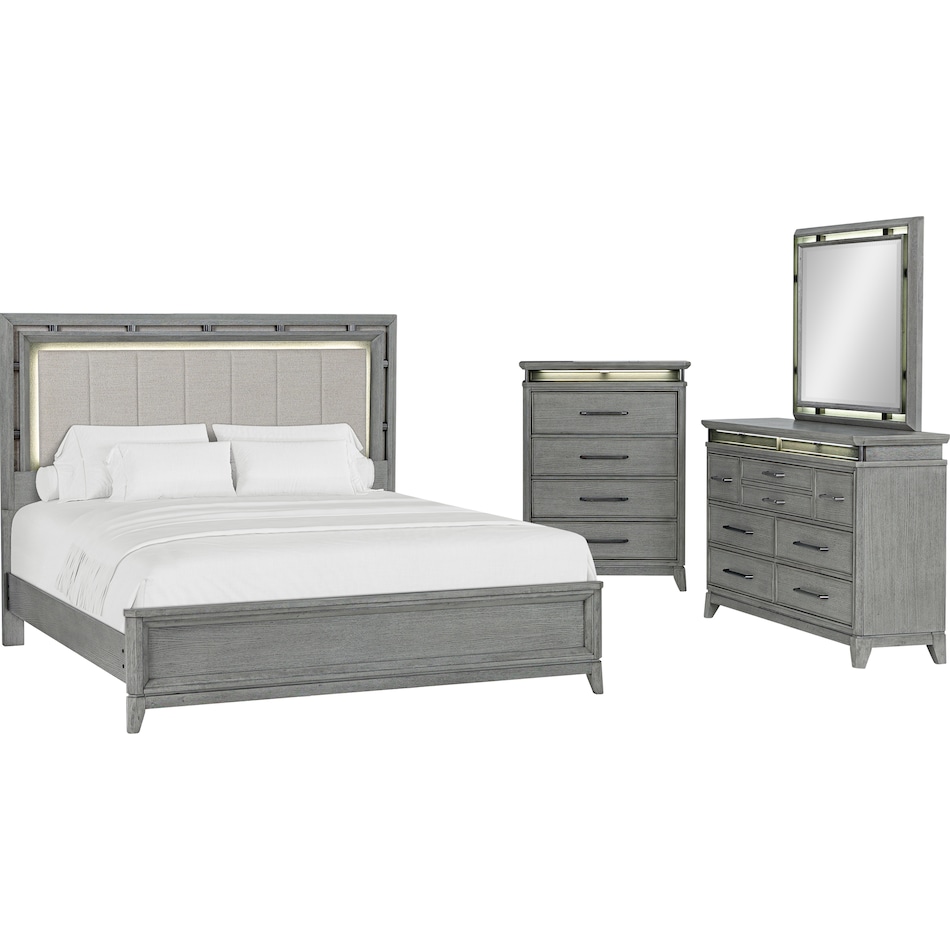  gray master bedroom   