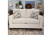  white loveseat   