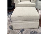 white ottoman   