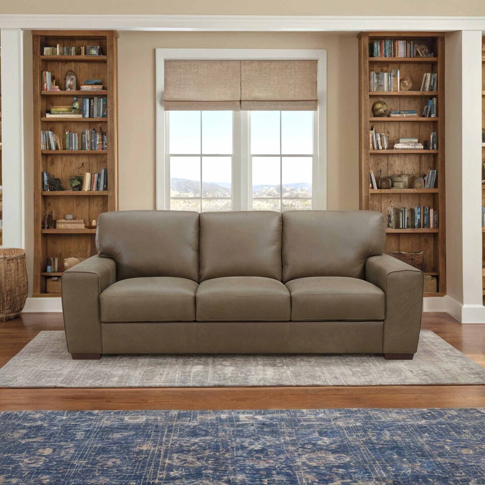  green sofa   