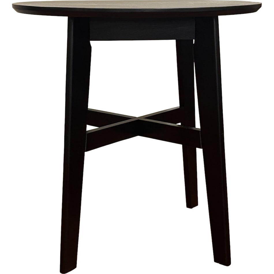 black occasional tables all   