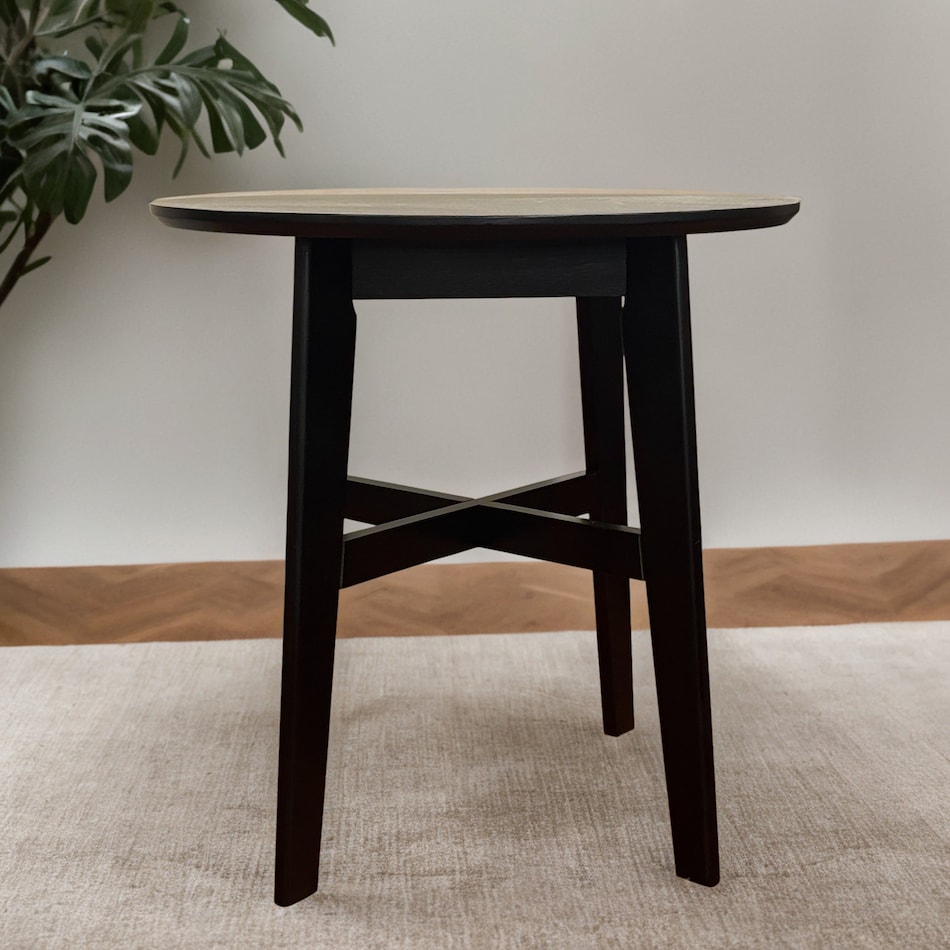  black occasional tables all   