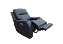  blue recliner   