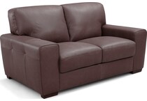  brown loveseat   
