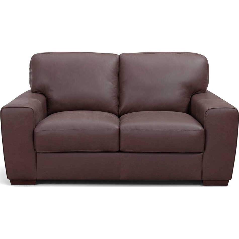  brown loveseat   