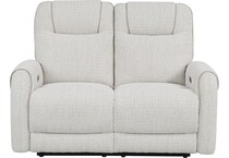  white loveseat   