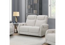  white loveseat   