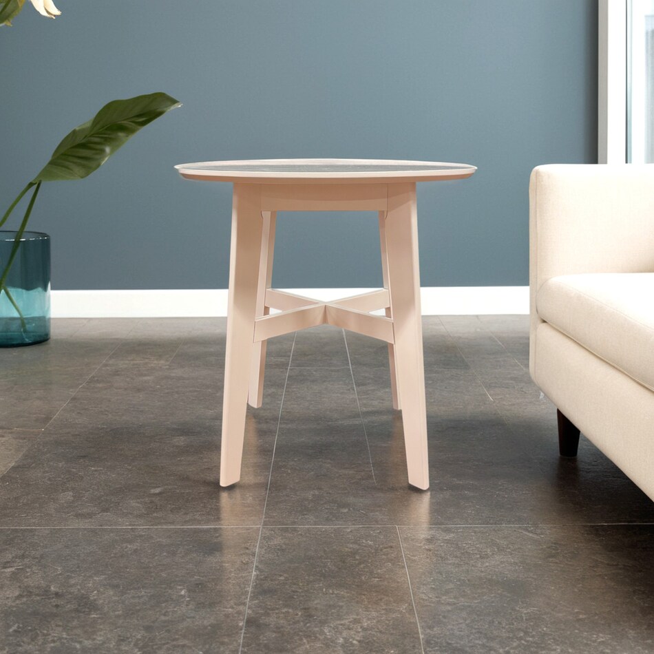  white occasional tables all   
