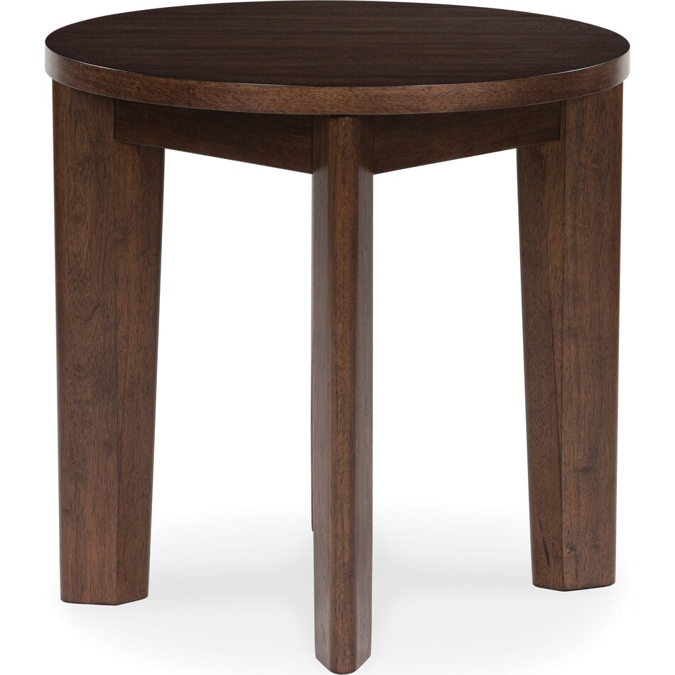  brown occasional tables all   
