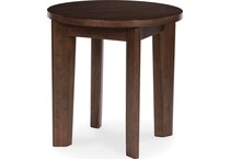  brown occasional tables all   