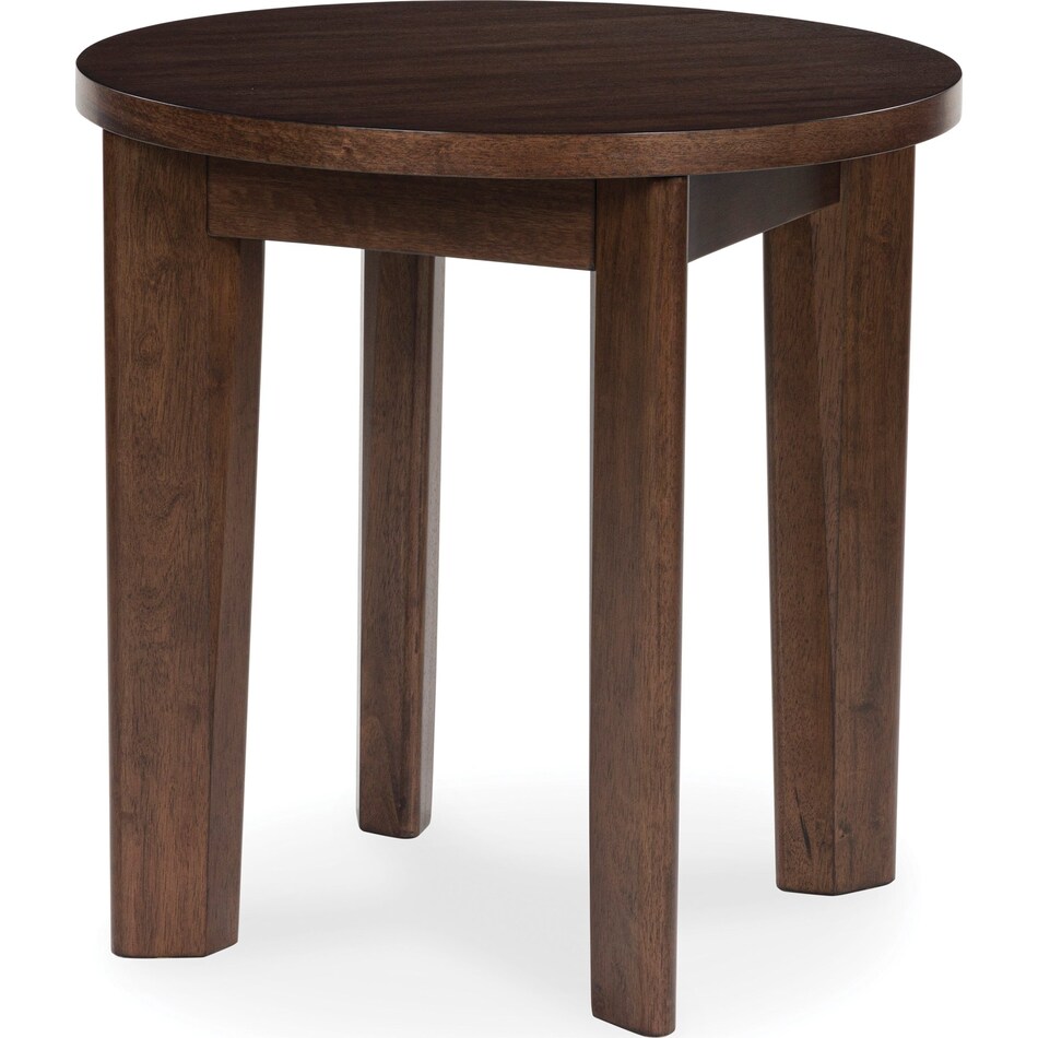  brown occasional tables all   
