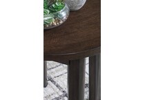  brown occasional tables all   