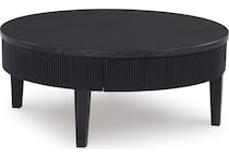  black occasional tables all   