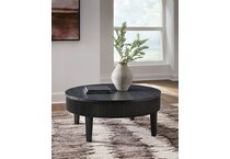  black occasional tables all   