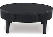  black occasional tables all   