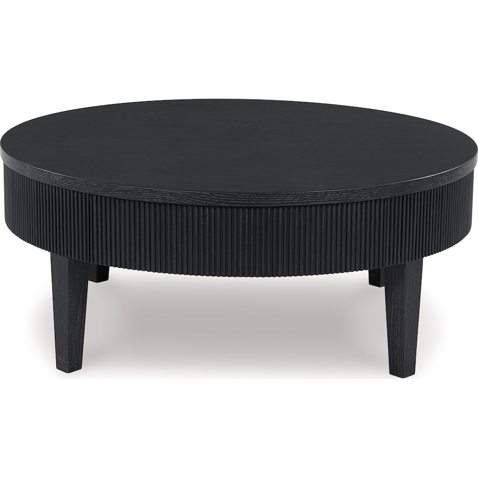  black occasional tables all   