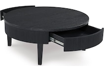  black occasional tables all   