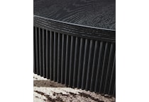  black occasional tables all   