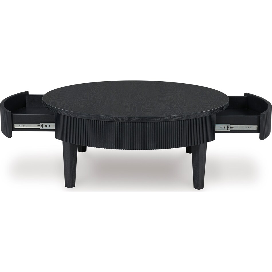  black occasional tables all   