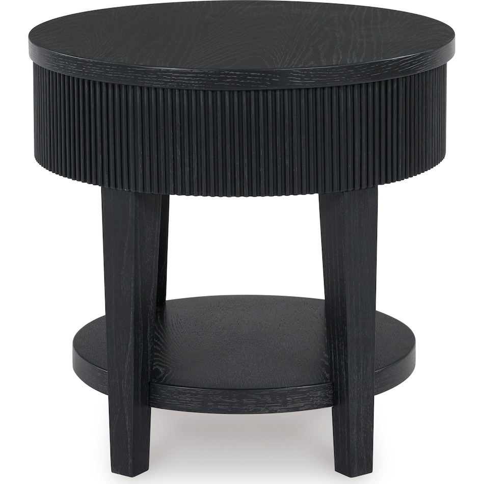 black occasional tables all   