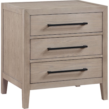 Bella Light Oak Nightstand