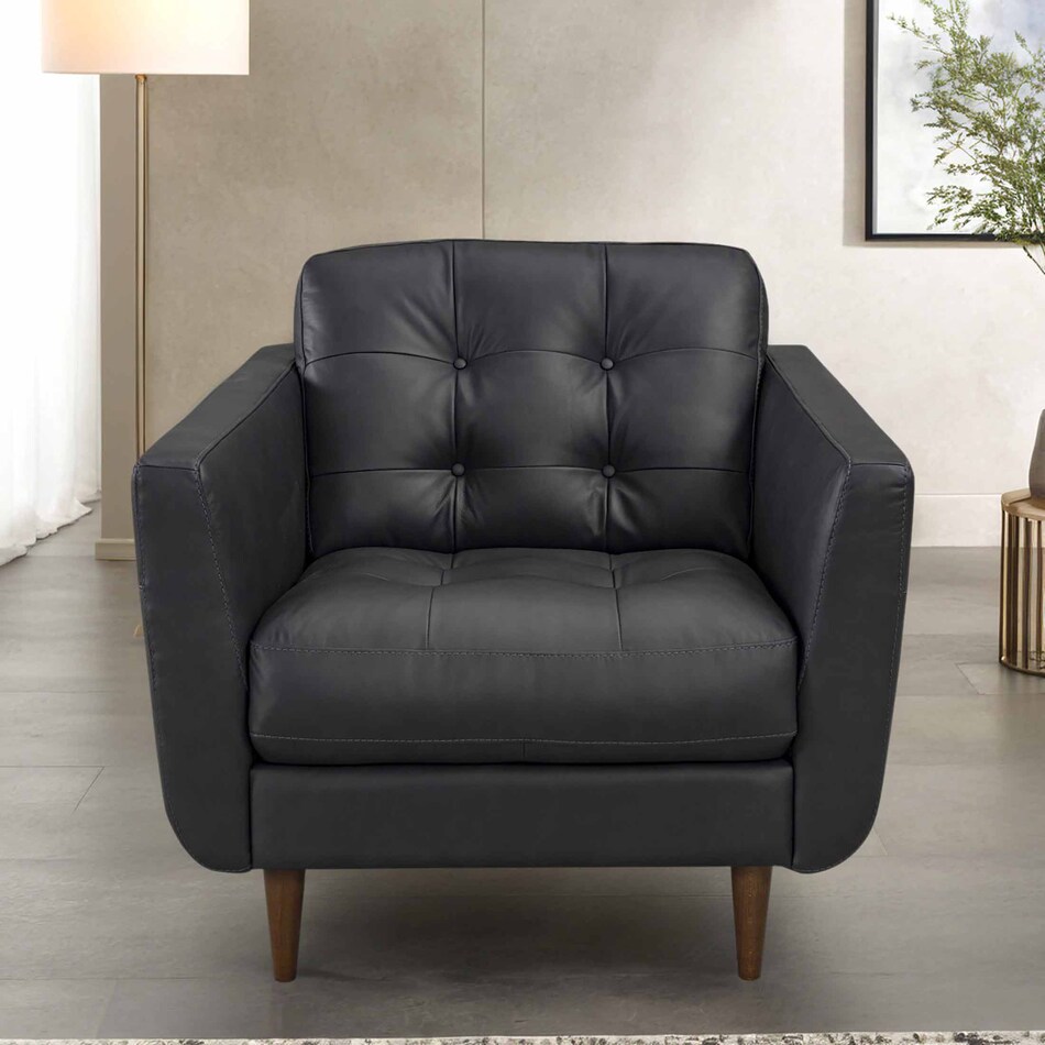  blue leather   