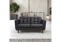  blue loveseat   