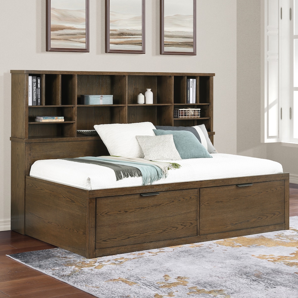  brown kids bedroom   