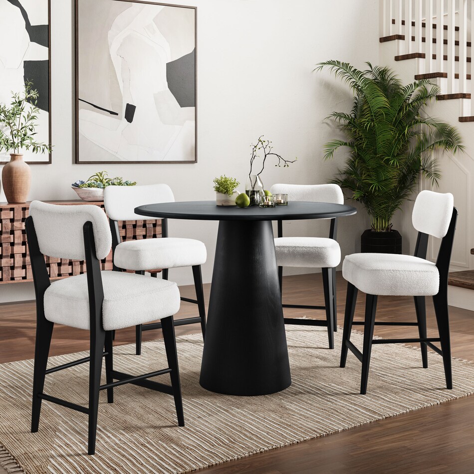  black pub   bar units   stools   