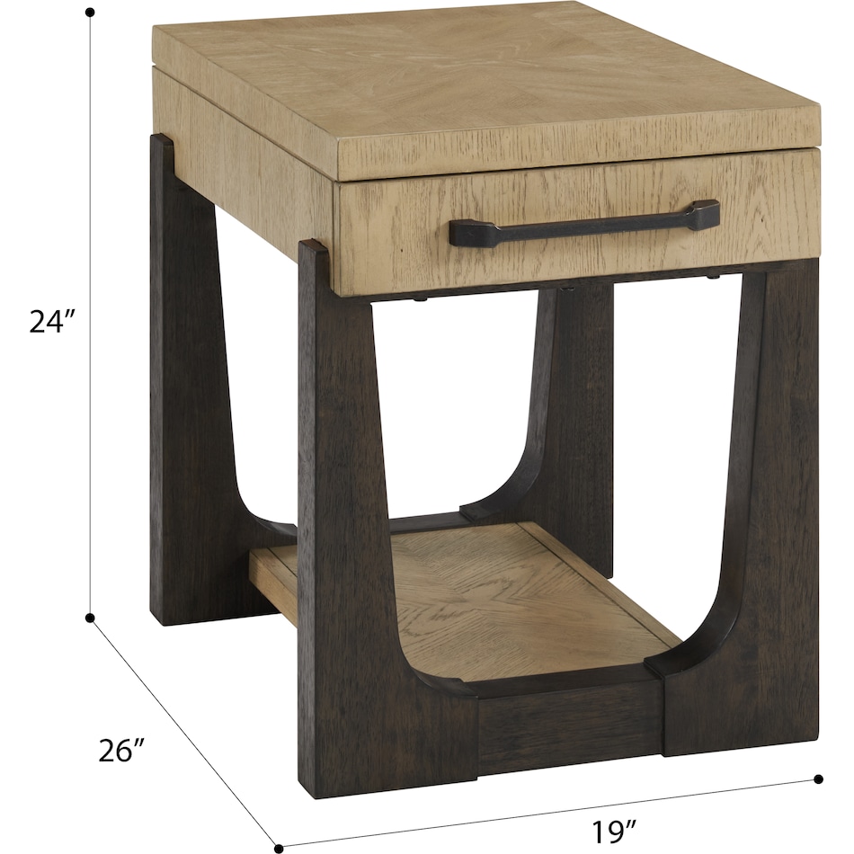  brown occasional tables all   