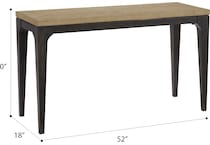  brown occasional tables all   