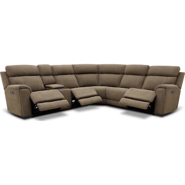Toledo 6 Piece Power Reclining Sectl