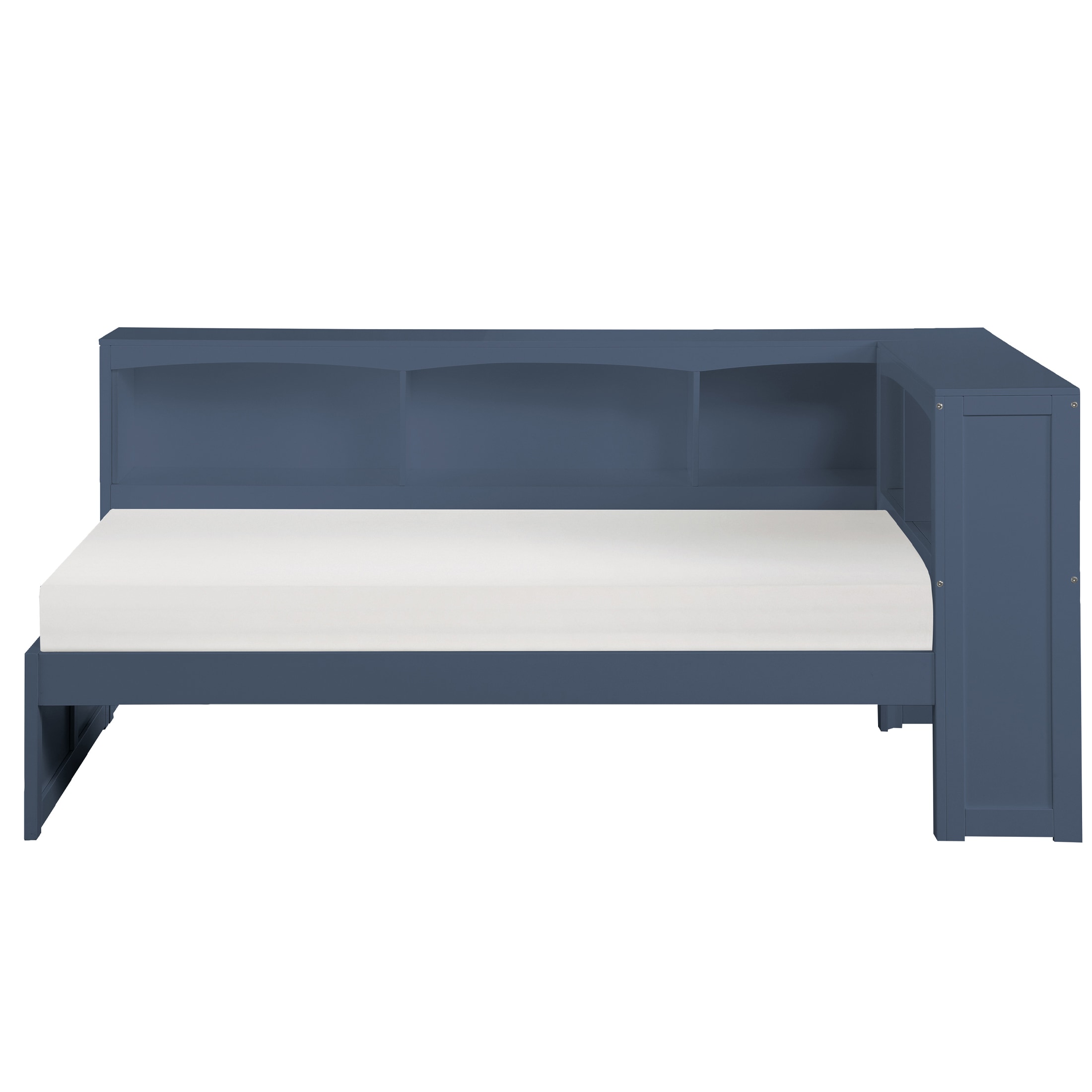Colors Twin Corner Bookcase Bed