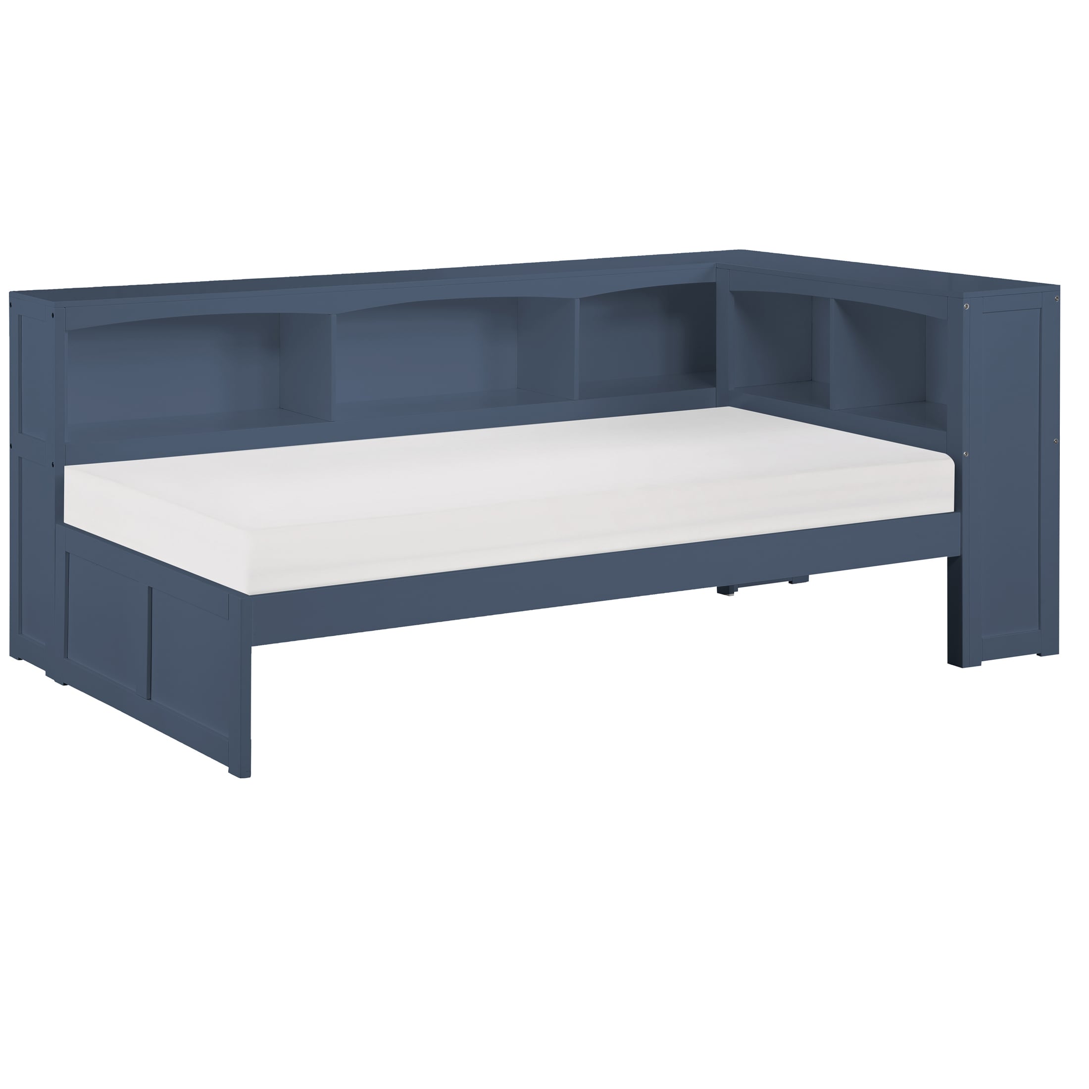 Colors Twin Corner Bookcase Bed