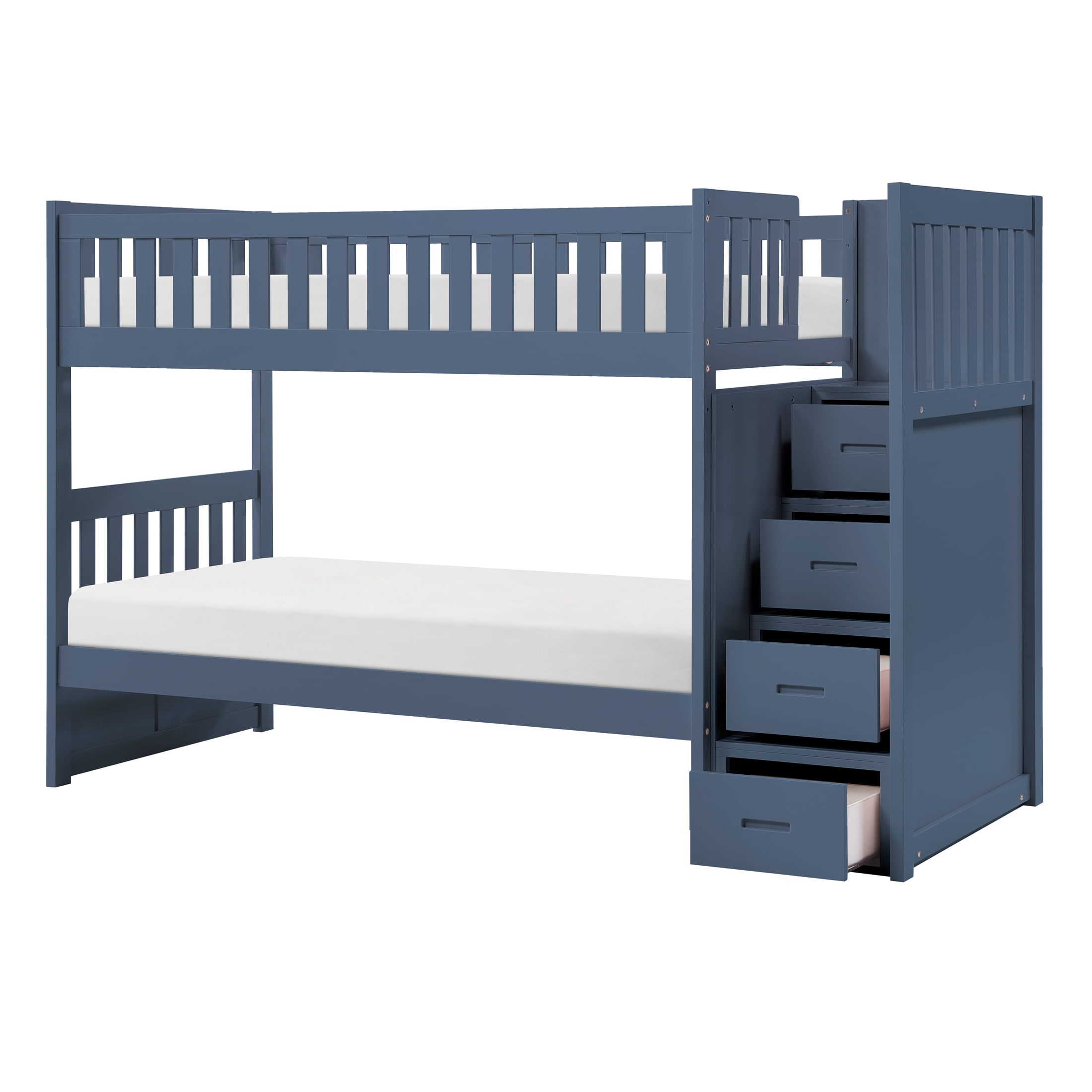 Colors Twin Over Twin Step Bunk