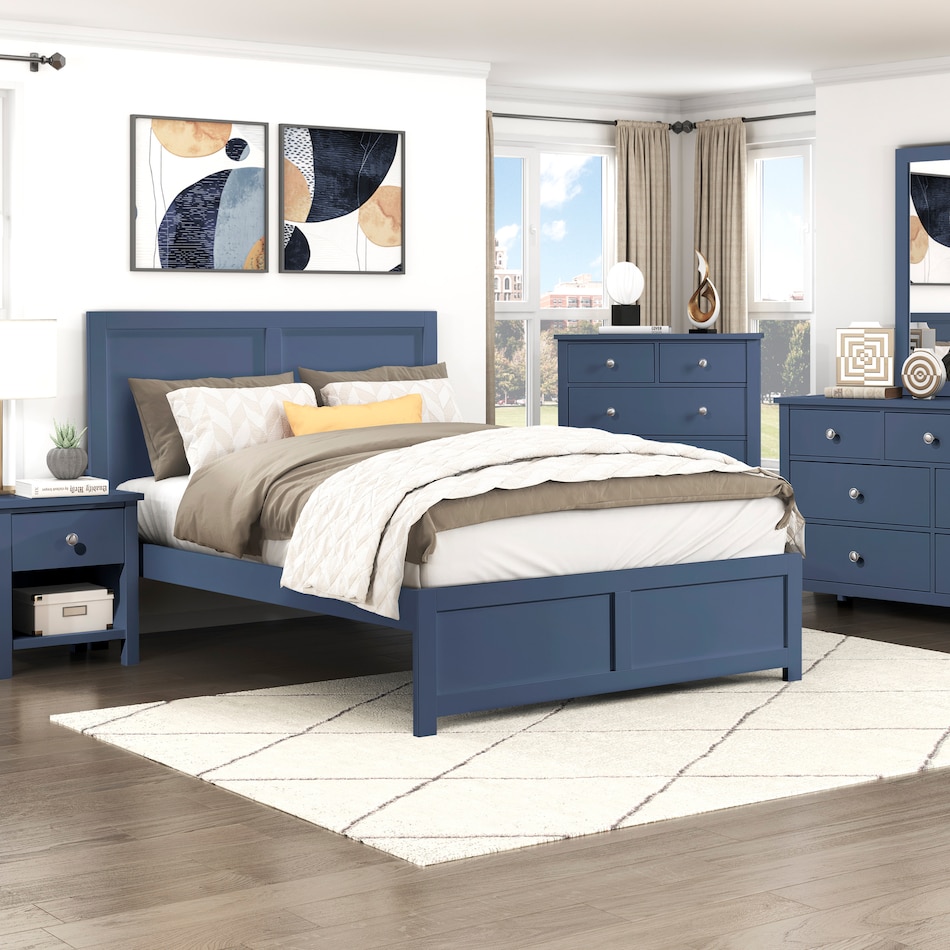  blue kids bedroom   