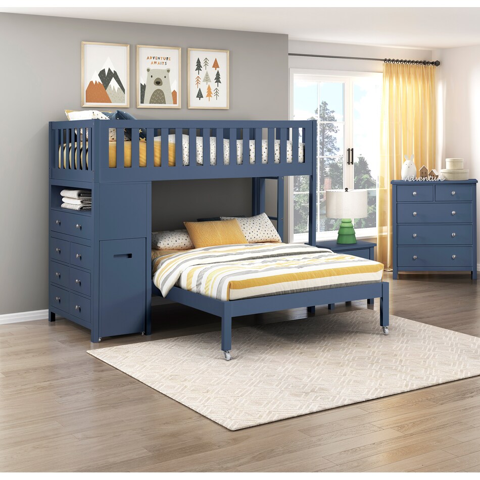  blue kids bedroom   