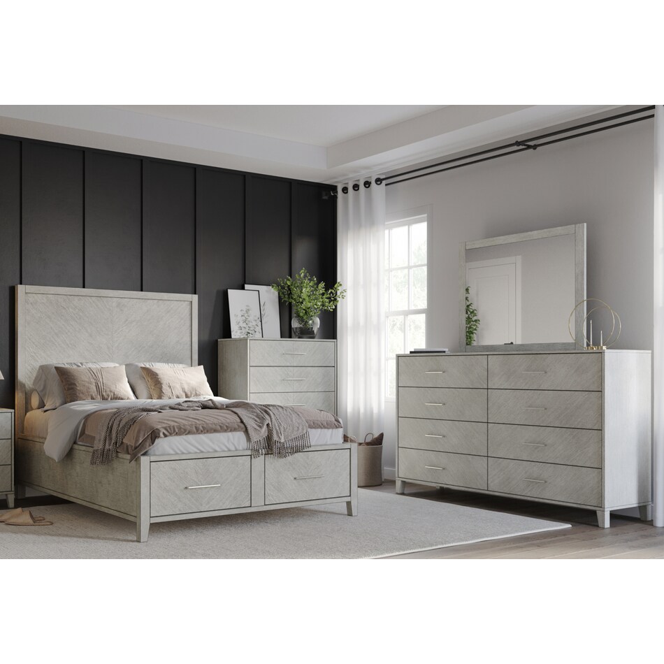  gray master bedroom   
